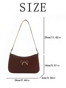 Elegant Crescent-Shaped Underarm Shoulder Bag For Women, Chic Casual Fashion, Solid Color Underarm Bag Gifts For Women Women's Fall Clothing Winter Clothing Gift Fall Autumn Velvet Furry Party Fuzzy Plush Thanksgiving Festival Cyber Holiday Mochilas,Laptop Case,Designer Handbags,Bolsos Para Mujer,Mochilas Para Mujer,Bolsos De Mujer Elegantes,Bag,Bolsas,Tote Bags For Women,Loncheras,Purse,Travel Essential,Purses And Bags Women,Bags,Travel,Beach Bag,Cruise Essentials,Wallet,Summer,Black Purse,Car Acessesories,Vacation Essentials,Travel Essentials For Women,Bag Charms Knitted Winter Valentine's Day Gift Women's Crossbody New Year Snow Warm Thermal, - 咖啡棕 - 查看 11