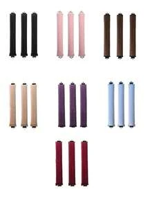 3件套免加热卷发器，便捷卷发工具，睡眠发型设计工具，女士泡沫卷发器 - 彩色 - 查看 4