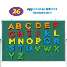 Magnetic Uppercase & Lowercase Foam Letters, Numbers & Symbols, Educational Toy Set For Classroom, Kids Learning Spelling, Home Early Learning, Suitable For Boys & Girls Birthday & Holiday Gifts (Random Color) - Multicolor - View 8