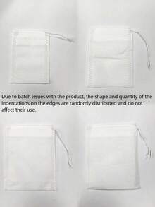100pcs Multi-Functional Thickened Tea Bags, Disposable Multi-Size Drawstring Non-Woven Fabric Filter Bags, Tea Bags, Herbal Medicine Decoction Bags, Soup Ingredient Bags, Seasoning Marinating Bags, Flower Tea Bags, Foot Bath Bags, Spice Bags, Mosquito Repellent Bags - Multicolor - View 10