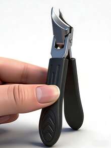 Heavy Duty Stainless Steel Nail Clippers, Thick Nail & Ingrown Nail Trimmer With Non-Slip Handle, Durable Nail Care Tool For Adults And Elderly, Nail Groove Cleaner, Daily Foot And Hand Care - Multicolor - View 14