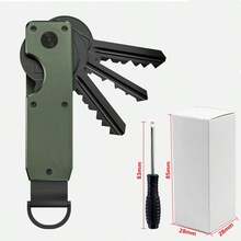 1Pc Metal Keychain Aluminum Alloy Key Organizer Key Holder Best Gift For Men Women - Multicolor - View 12
