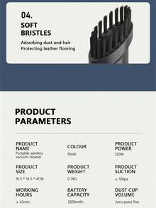 50000Pa Wireless Handheld Vacuum Cleaner Cordless Rechargeable Mini Auto Vacuum For Home Car Pet Hair - A - 查看 10