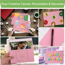 10/50/100 piezas Sobres para tarjetas de regalo de 5 X 7 pulgadas, sobres de invitación de papel de 120 g/m², juego de tarjetas de regalo para mayoristas, bolsas de sobres para tarjetas de felicitación adecuadas para invitaciones - B - Ver 8