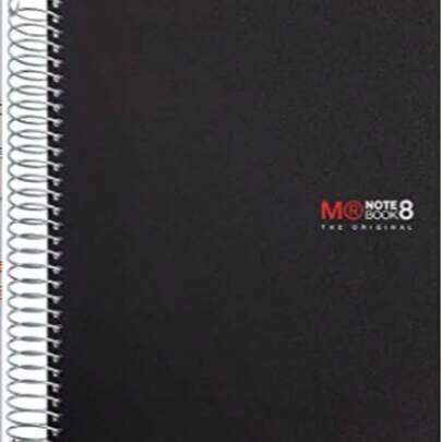 دفتر ملاحظات حلزوني قابل للطي من الجانب بحجم A5 سميك، يومية محمولة