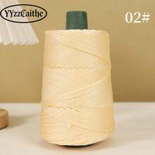 YYzzCaithe 3mm Hilo de lino de hielo súper grueso y ligero, hilo de seda de hielo grueso y hueco, ganchillo hecho a mano, sombrero de verano, bolsa de sombrero, cojín, hilo especial de verano, cuerda de borlas de poliéster de 3mm x 185 yardas, cuerda de borlas de poliéster de colores, hilo de poliéster para bolso de ganchillo, tapiz de pared, alfombra, manualidades DIY, ganchos para plantas, proyectos de borlas, hilo de seda de hielo hecho a mano para bolso de ganchillo, cojín, manta, hilo brillante hueco - Hilo de seda de hielo - Ver 31