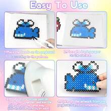 5000pcs 2.6mm Blue Fused Beads Set, Suitable For Beading Handcraft Materials, Creative DIY Art Craft, High Quality Smooth Beads, DIY Art Project Making, Ideal Gift For Beginners And Hobbyists - 2.6mm Puzzle Beads - View 5