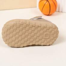 Infant Sports Shoes, Breathable Soft Sole Anti-Slip Toddler Shoes, Convenient Hook And Loop Design - Khaki - View 11