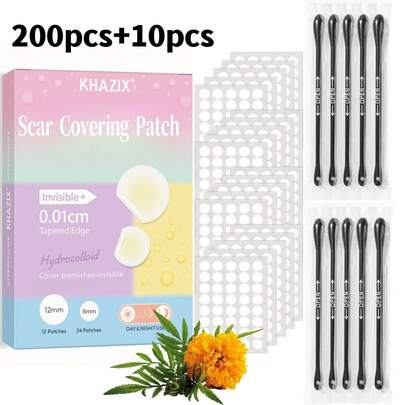 210 parches multifuncionales para cubrir imperfecciones de la piel, se pueden llevar en cualquier momento (no para uso cosmético)