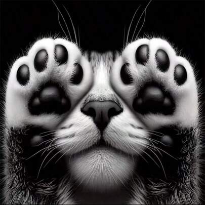 1pc 5D Diamond Painting Kit, Cute Tiger Pattern, Suitable For Adult Beginners DIY Mosaic Diamond Art, Full Drill Handmade DIY Diamond Painting, Applicable For Living Room, Bedroom, Office Wall Decor Hanging Painting, Surprise Art Home Decor Gift For Family And Friends, Frameless [30*30cm/11.8*11.8in] [40*40cm/15.7*15.7in]