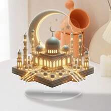 Novo Suporte Acrílico 2D: Peça de Decoração Castelo da Lua, Ornamento Acrílico, Suporte de Exibição Acrílico. - 1PC - Visão 6