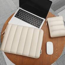 TECOOL 加厚笔记本电脑保护套，适用于 13.3/14/15.6/16 英寸笔记本电脑，兼容 MacBook Air 13/13.6/15 英寸 M4/M3/M2（2012-2025 年款）、MacBook Pro 13/14/16 英寸 M4/M3/M2/M1（2020-2024 年款）以及 13.3-16 英寸 HP 笔记本电脑，防水保护套，带小收纳盒 - 查看 5