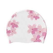 Silicone Swimming Cap For Women, Waterproof, No Pressure, Fashionable Plus Size, Ear Protection, Professional Swim Cap - A - View 13