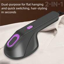 OBOVAY Portable Mini Steam Iron, Garment Steamer, Dual Wet & Dry Use, USB Powered - Random Color - View 9