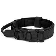 1pc Heavy Duty Anti-Pull Tactical Dog Collar, Adjustable Dog Collar With Handle, Military Nylon Neck Protector, Suitable For German Shepherd, Doberman And Medium-Large Dogs - Multicolor - View 11