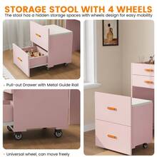 Vanities & Vanity Benches - Pink - View 4