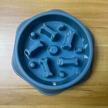 宠物用品 - 狗狗防噎慢食器，骨头形糖果色，猫咪慢食碗，金毛大型犬防溢防噎碗，宠物慢食碗 - 彩色 - 查看 12