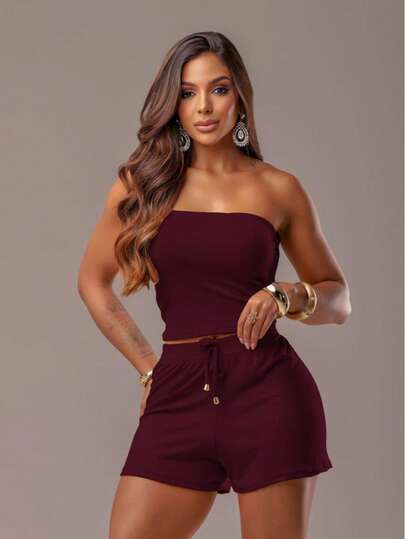 Simples    Casual  elegante    Bolso    Praia  Férias