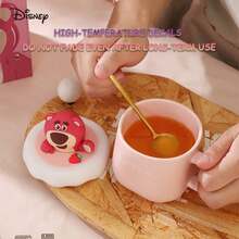 Disney Bộ cốc sứ hoạt hình, cốc chất lượng cao có nắp, hộp quà tặng, giao hàng miễn phí - Nhiều màu - Xem 5