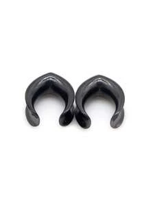 2 件装 6mm-30mm 水滴形亮面不锈钢耳塞耳廓扩张器鞍形耳扩耳钉耳部穿孔饰品 - 擴耳器 - 查看 38