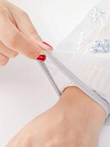 Double Layer Lace Short Sleeve Covers Women Cute Anti-Dust Arm Sleeves Office - A - View 7