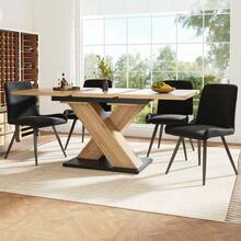 Dining Tables - Natural Wood + MDF - View 7