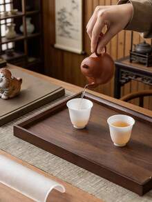 1 khay gỗ màu đen, thích hợp đựng thức ăn, bánh ngọt, salad, trái cây, sushi, đồ uống, bít tết, pizza, ngũ cốc. Bề mặt nhám, thích hợp dùng trong quán cà phê, gia đình, tráng miệng, trà, bánh mì, đồ ăn nhẹ và cốc. - Cà phê nâu - Xem 10