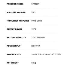 PHILIPS Bluetooth 5.3 Speaker, Desktop Multimedia, HiFi Subwoofer, Home Computer, Laptop, RGB Ambient Light, Portable Speaker - Multicolor - View 11