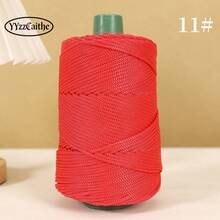 YYzzCaithe 3mm Hilo de lino de hielo súper grueso y ligero, hilo de seda de hielo grueso y hueco, ganchillo hecho a mano, sombrero de verano, bolsa de sombrero, cojín, hilo especial de verano, cuerda de borlas de poliéster de 3mm x 185 yardas, cuerda de borlas de poliéster de colores, hilo de poliéster para bolso de ganchillo, tapiz de pared, alfombra, manualidades DIY, ganchos para plantas, proyectos de borlas, hilo de seda de hielo hecho a mano para bolso de ganchillo, cojín, manta, hilo brillante hueco - Hilo de seda de hielo - Ver 33
