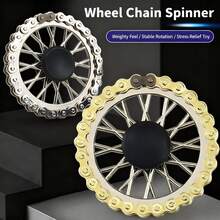 全金属齿轮无限循环链轮 高端自行车链轮 缓解焦虑成人玩具旋转器 成人EDC玩具 专注力工具 办公减压玩具 娱乐减压 - 彩色 - 查看 8