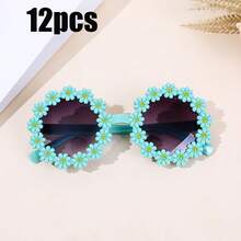 1-12 chiếc kính mắt hoa, kính mắt cánh hoa cúc, thích hợp cho tiệc tùng, giải trí ngoài trời, đạo cụ chụp ảnh, đồ trang trí Hawaii, phụ kiện du lịch ngày lễ, đồ dùng cho kỳ nghỉ, nhẹ, bền, đa chức năng - nhiều màu - Xem 32