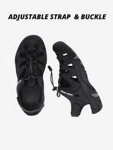 CAMEL CROWN Sandales de randonnée sport pour femmes, sandales de marche outdoor à bout fermé, chaussures d'eau légères pour l'été - Noir - Voir 7