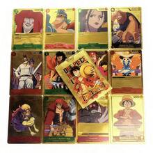 Panini 海贼王主题金色收藏卡，动漫角色交换卡，可用于收藏、派对装饰和礼品赠送 - 隨機款式 - 查看 1