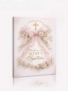 Customizable Name/Text Poster Welcome Sign - Suitable For Weddings, Baptisms And Modern Font Design Customizable Wall Decor. Also Suitable For Living Room, Bedroom, Office And Graphic Decor - Multicolor 10 - View 7