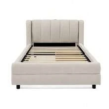Bed Bases & Foundations - Beige + Chenille + 90cm*200cm - View 11
