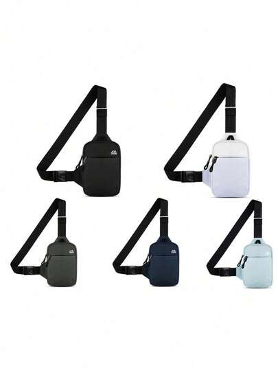 1Pc Mini Waterproof Mobile Phone Chest Bag, Outdoor Sports And Fitness Shoulder Crossbody Bag