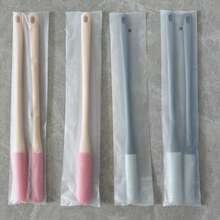 1 Set Of 2pcs Toe Cleaner, Foot Scrub Brush, Callus Remover, Foot File, Foot Scrubber, Toe Brush - Pink - 2pcs - View 5