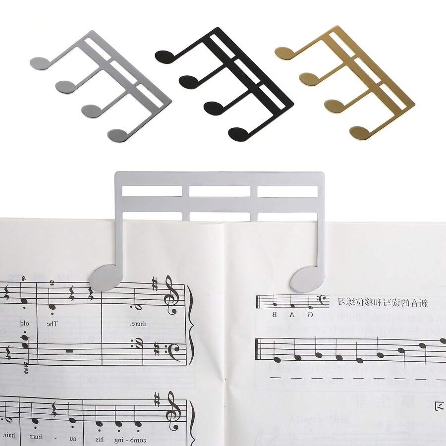 Music Score Clip Music Book Clip Page Holders Music Holder Piano Printing Clip - Multicolor - View 1