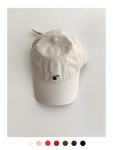 1pc Soft Crown Minimalist Single Letter Embroidered Baseball Cap, Unisex Versatile American Style Snapback Hat, Spring/Summer, Designer Model, Grey Retro Compact Fit Baseball Cap - OneG Embroidery - View 11