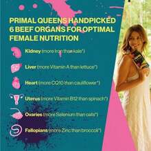 Women's Organ Complex – Grass-Fed Liver, Heart, Kidney & More – Hormone, Energy & Immune Support – 60 Capsules - Bộ 3 cái - Xem 5