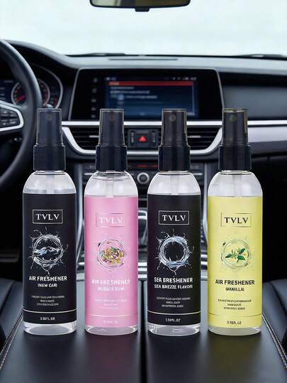 Chai xịt thơm phòng TVLV 100ml, dùng được cho xe hơi, làm thơm không khí, với nhiều mùi hương bao gồm vani, kẹo, muối biển, hương biển và hương thơm ngoài trời. Sản phẩm có thể liên tục tỏa ra hương thơm tự nhiên và tươi mát, là món quà lý tưởng cho các buổi hẹn hò, tiệc tùng, tụ họp, du lịch, kỳ nghỉ, dành tặng người thân và bạn bè.