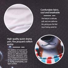 Fabulous Be Xtreme CS25-SD Christmas Themed Cycling Face Mask - Multicolor - View 3