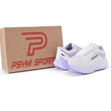 Women's Lightweight Sneakers For Everyday Walking, Modern Design, Comfortable - 紫色 - 查看 9