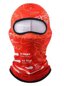 Fabulous Be Xtreme CS25-SJ (02-8) Modische Fahrrad-Gesichtsmaske mit Kartenmuster - Verschiedenfarbig - Übersicht 7