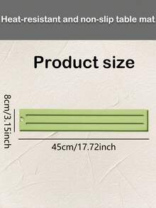 Kitchen Narrow Pot Lid Storage Mat & Utensil Holder, Heat Resistant Silicone Stove Top Organizer Pad, Long Strip Spatula Spoon Rest With Draining Grooves, Anti-Scald Non-Slip Countertop Drying Rack, Keep Kitchen Counter Clean & Tidy - Multicolor - View 6