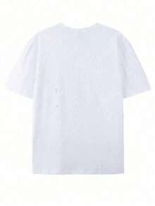 Authorized By Disney, The First Trip To Disney 2026 Minnie Mouse Girl Ear Printed Pattern T-Shirt Children's Wear Design Short-Sleeved Casual Cute Style Comfortable And Leisure Suitable For Party And Play All Year Round Machine Washable Gifts Children's Wear Short-Sleeved Shirts For Girls. - White - View 2