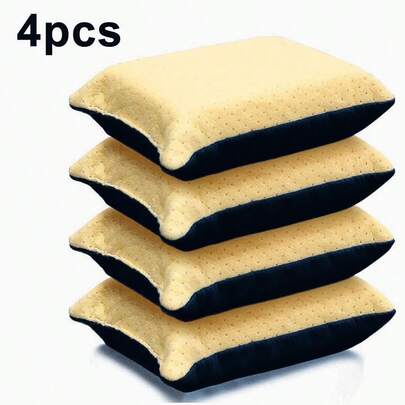 4packs Window Defogger Sponge Absorbent Window Cleaner Window Defogger Sponge, Absorbent Window Glass Defogger Car Windshield Cleaner For Auto Cleaning