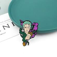 1/3件装 卡通动漫 草帽路飞、罗罗诺亚·索隆 金属钥匙扣 时尚包包挂件 - 時尚卡通 - 查看 21