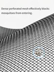 Magnetic Sheer Curtain - Privacy Protection, Strong Magnetic Closure, Heavy-Duty Mesh, Easy Installation, Self-Closing, Pet-Friendly Screen Door, Keeps Out Insects, Includes Tie-Backs, Mesh Curtain - A - View 7