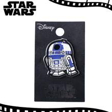 Star Wars 星球大战官方授权收藏徽章 锌合金珐琅徽章 R2-D2 新奇饰品 防锈金属胸针 动漫背包徽章 夹克翻领徽章 收藏周边礼品 1个 迪士尼 - 彩色 - 查看 2